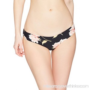 Billabong Women's Floral Dawn Hwaii Lo Bikini Bottom Black Pebble B07543WGPF